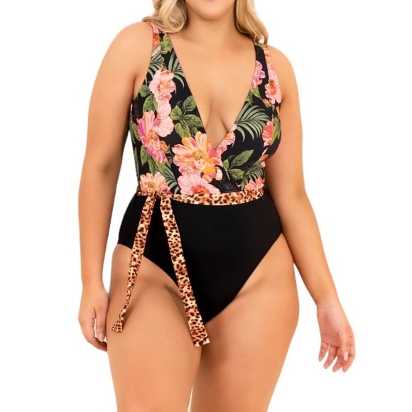 New Women’s Maaji Catchy Serenne Reversible One Piece Bathing Suit Size XXL - Picture 1 of 8